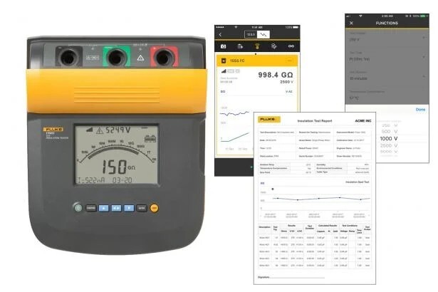 Fluke 1550C FC 5 kV Digital Insulation Tester - Image 3