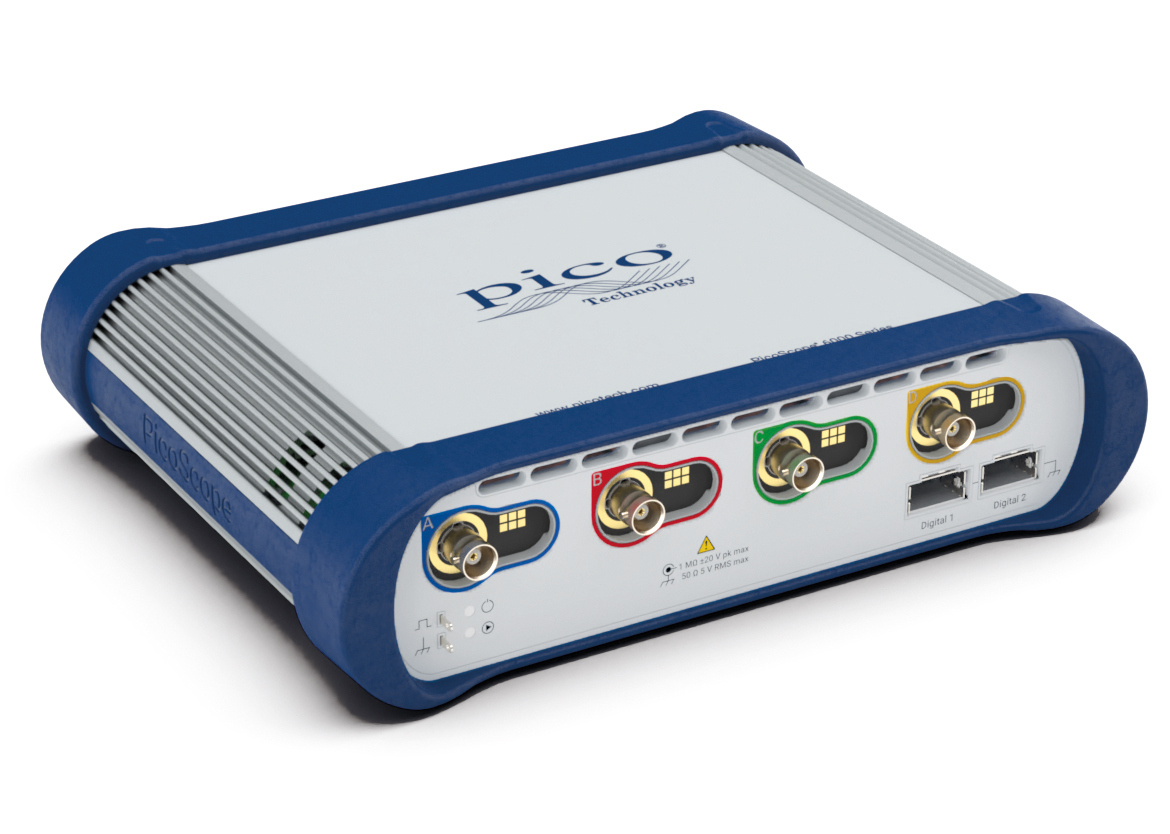 PicoScope® 6000E Series MSO USB Oscilloscopes