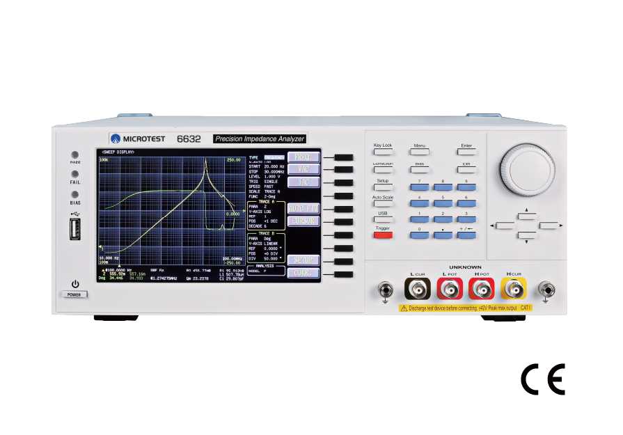 Impedance Analyzer 6632S Series 1/3/5/10/20/30/50MHz