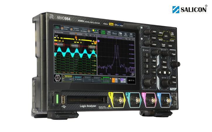 RIGOL MHO934 Oscilloscope, 350 MHz, 4 GSa/s, 4 CH, 7-inch Display - Image 4