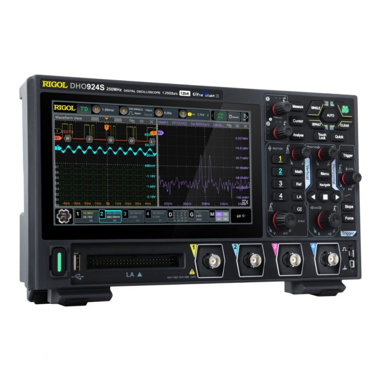 Rigol DHO924S 12bit DSO 250MHz, 4ch. with AWG - Image 3
